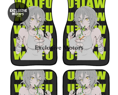 Custom Anime Waifu  Floor Mats