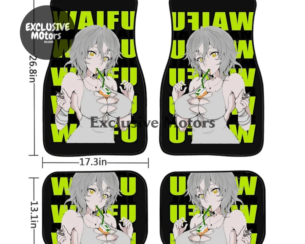 Custom Anime Waifu  Floor Mats