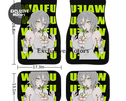 Custom Anime Waifu  Floor Mats