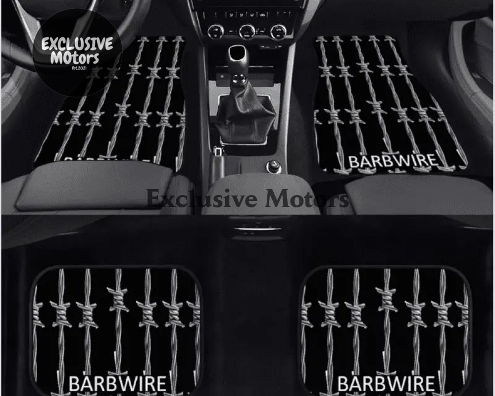 Custom Barbwire Floor Mats