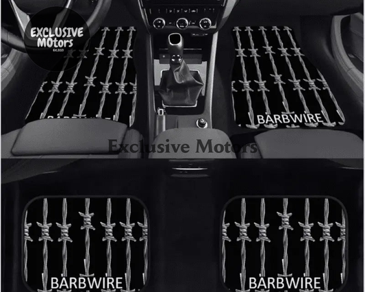 Custom Barbwire Floor Mats
