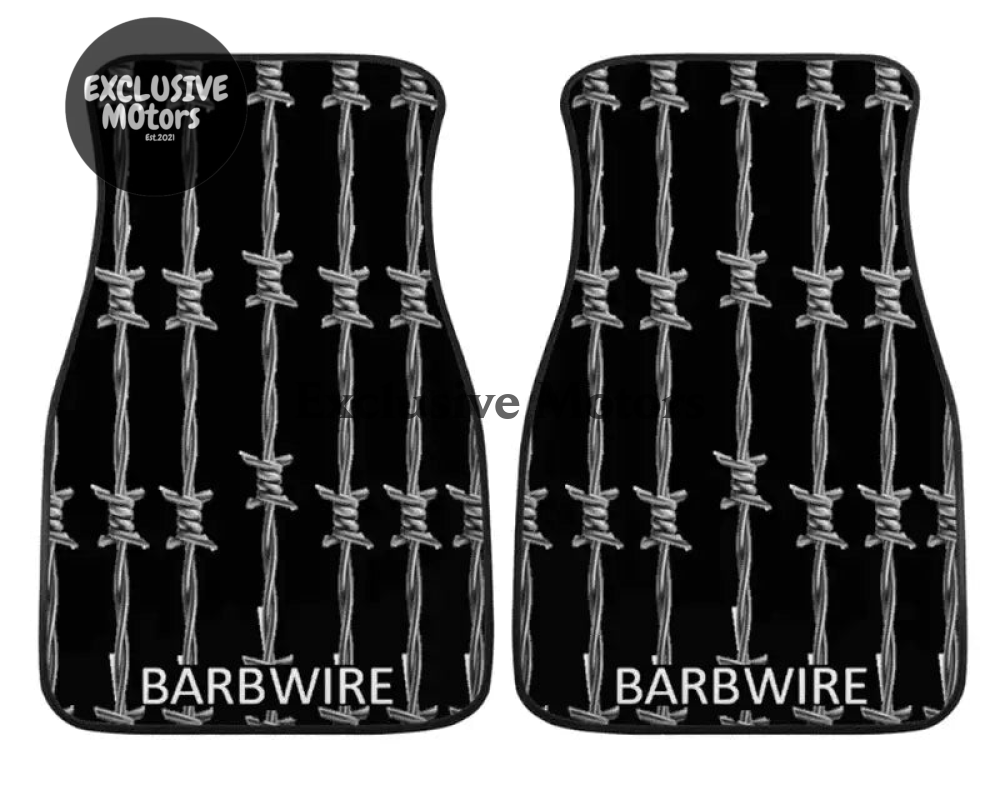 Custom Barbwire Floor Mats