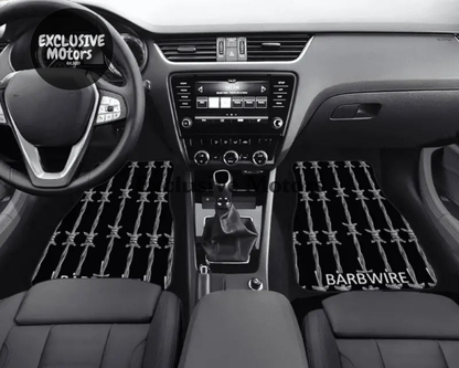 Custom Barbwire Floor Mats