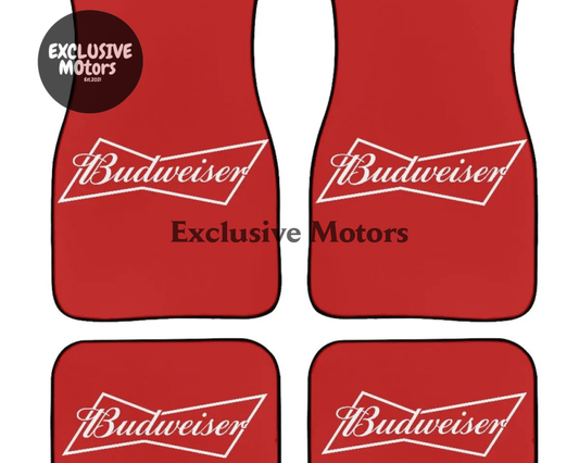 Custom Budweiser Floor Mats