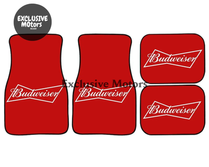 Custom Budweiser Floor Mats