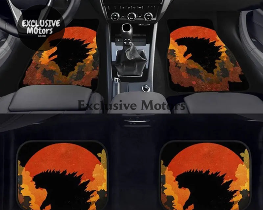 Custom Godzilla Floor Mats