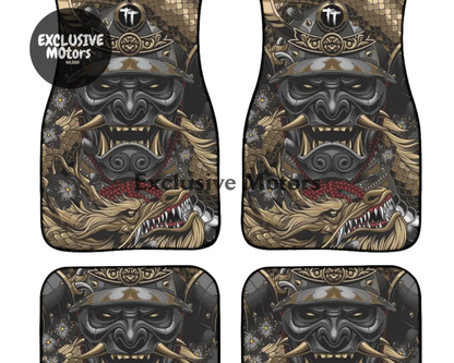 Custom Golden Dragon Floor Mats