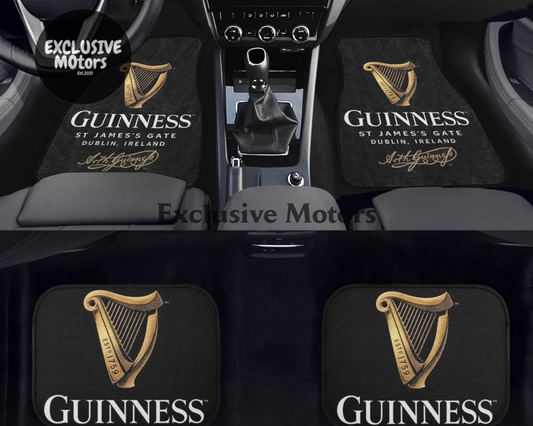Custom Guinnes Floor Mats