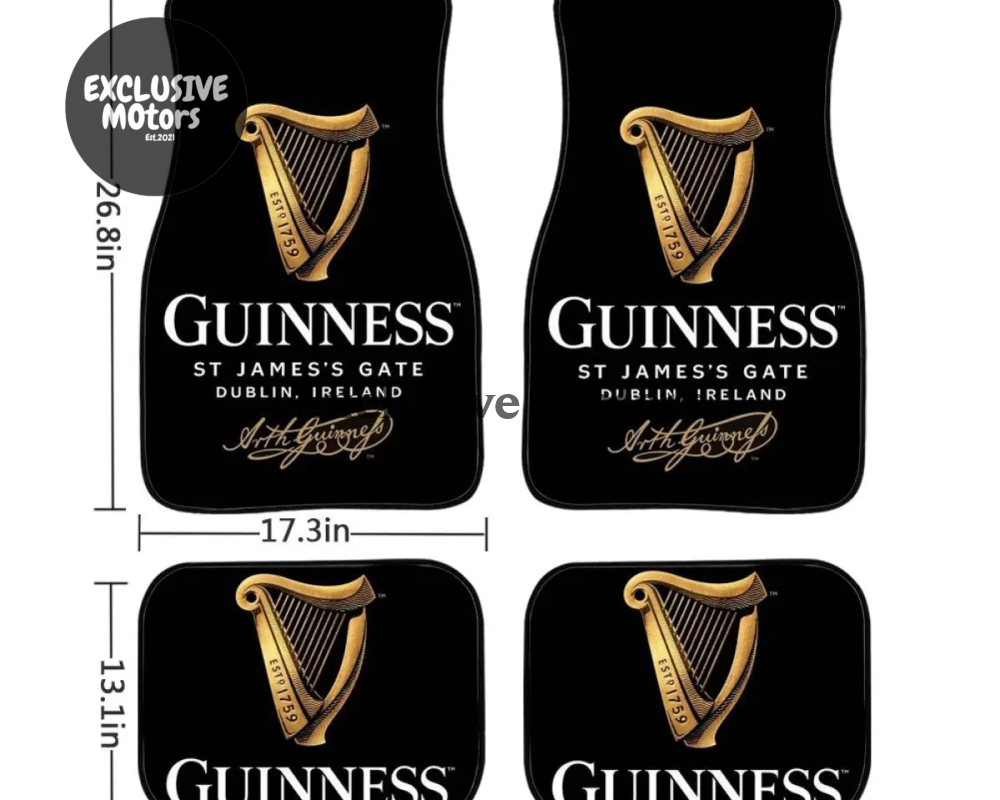 Custom Guinnes Floor Mats