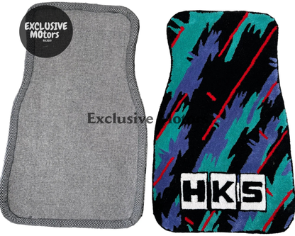 Custom HKS Universal Floor Mats Pair