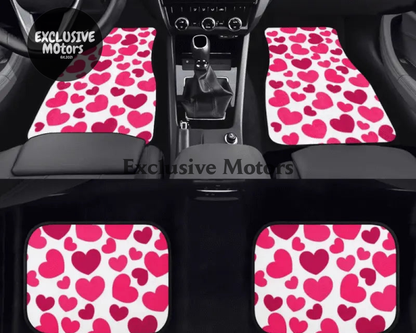 Custom Hearts Floor Mats