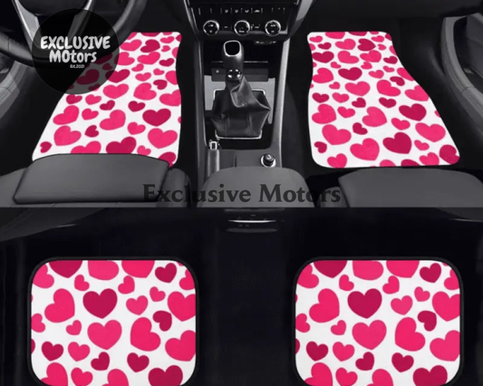 Custom Hearts Floor Mats