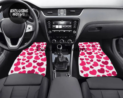 Custom Hearts Floor Mats