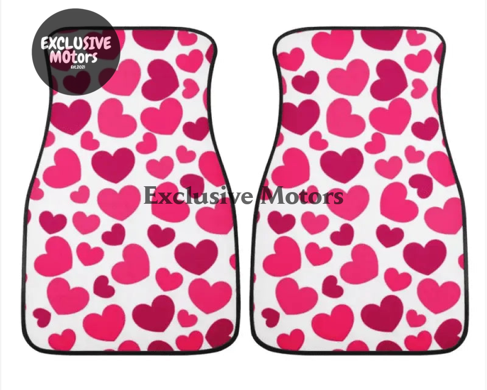Custom Hearts Floor Mats