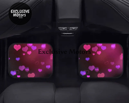Custom Hearts Floor Mats