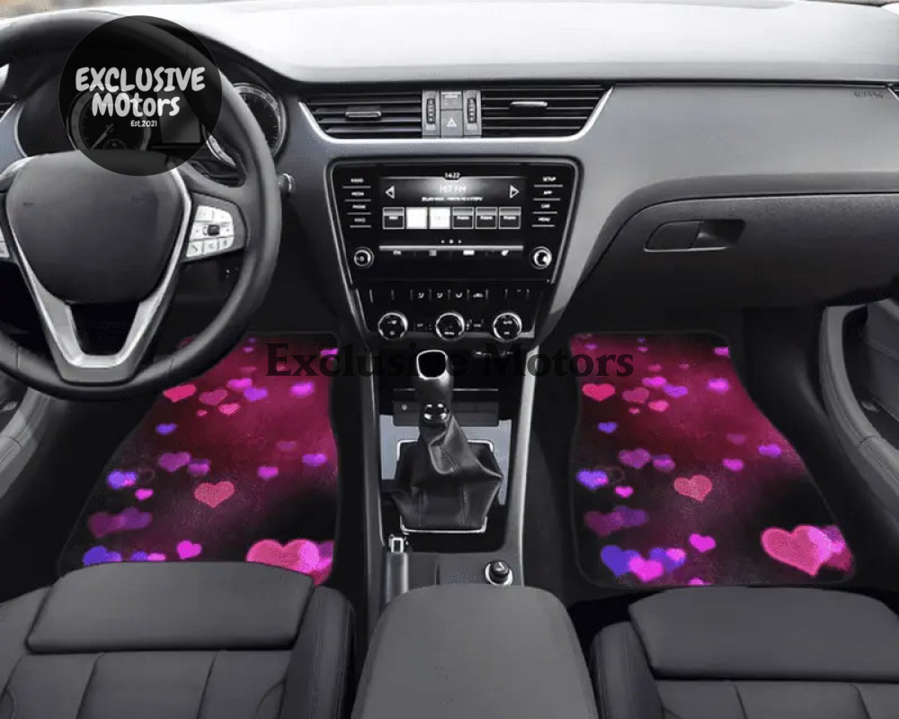 Custom Hearts Floor Mats