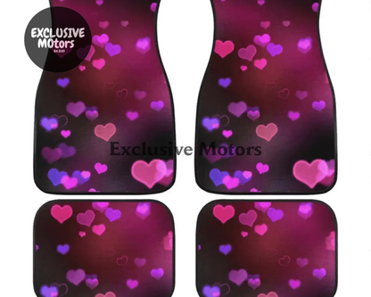 Custom Hearts Floor Mats