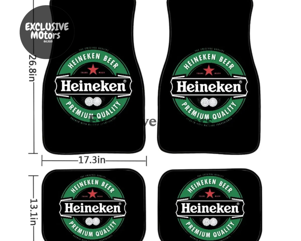 Custom Heineken Floor Mats