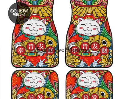 Custom Hello Cat Floor Mats