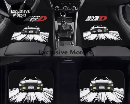 Custom Initial AE86 Floor Mats