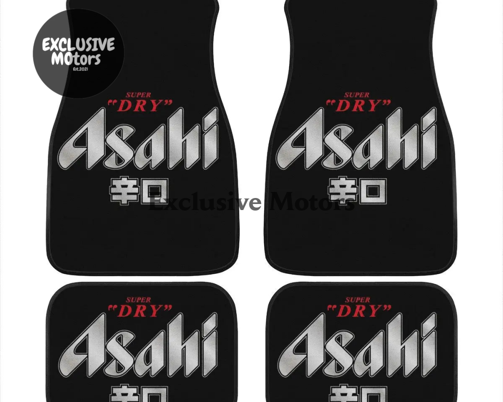 Custom Japanese Black Asahi Floor Mats