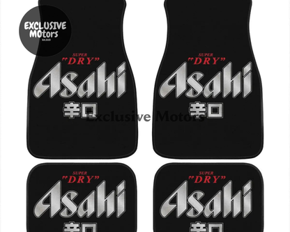 Custom Japanese Black Asahi Floor Mats