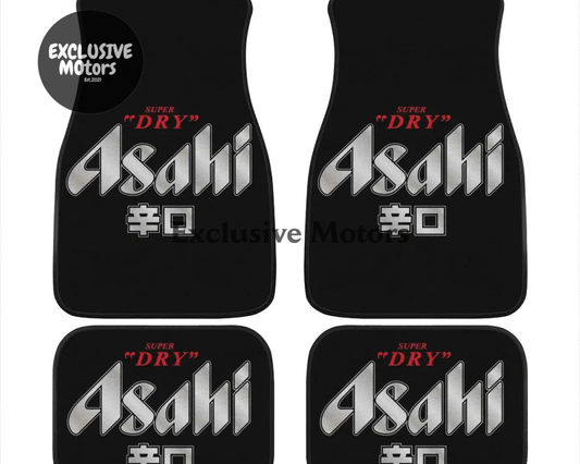 Custom Japanese Black Asahi Floor Mats