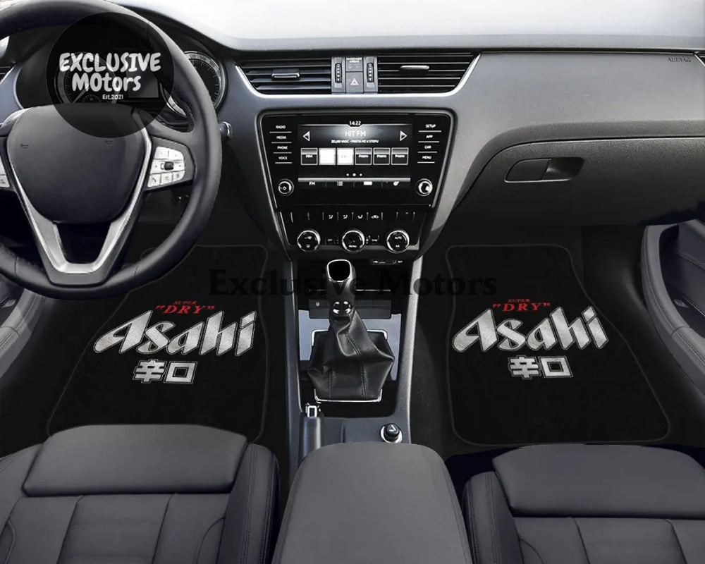 Custom Japanese Black Asahi Floor Mats