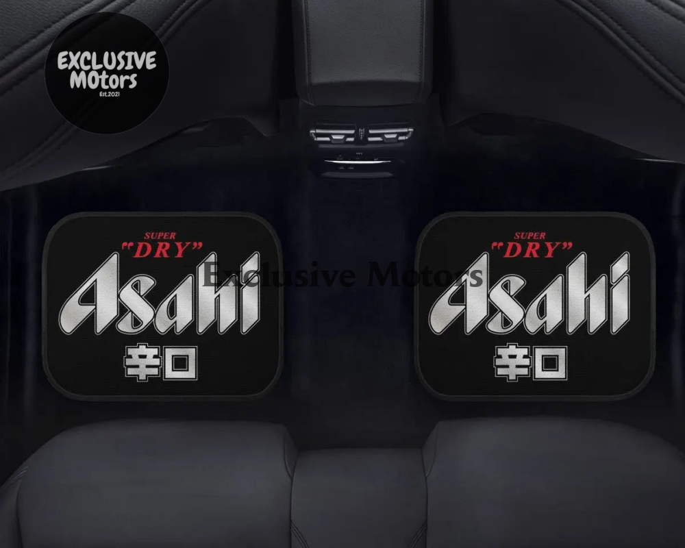 Custom Japanese Black Asahi Floor Mats
