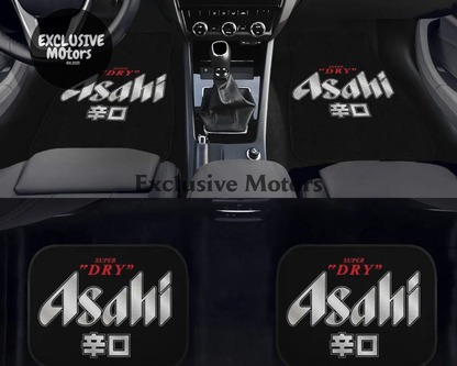 Custom Japanese Black Asahi Floor Mats