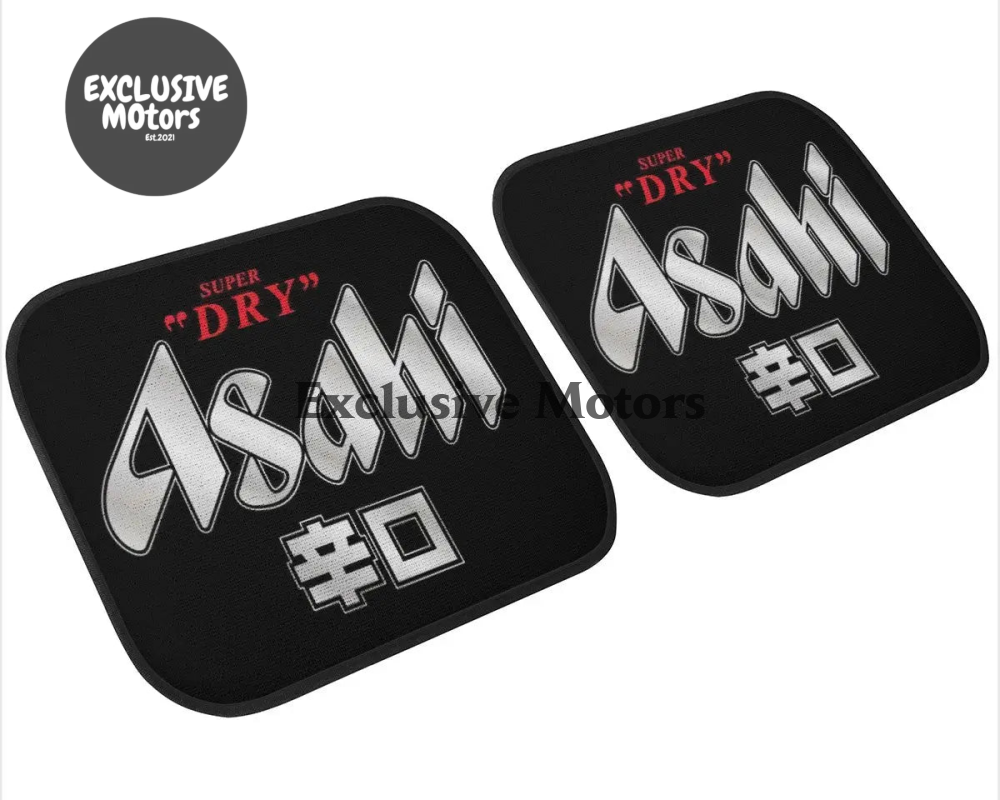 Custom Japanese Black Asahi Floor Mats