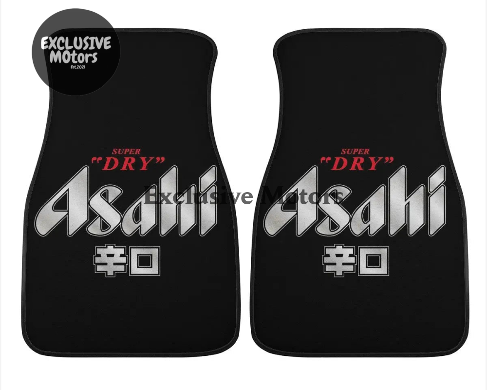 Custom Japanese Black Asahi Floor Mats