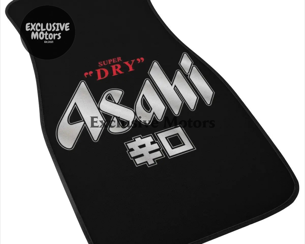 Custom Japanese Black Asahi Floor Mats