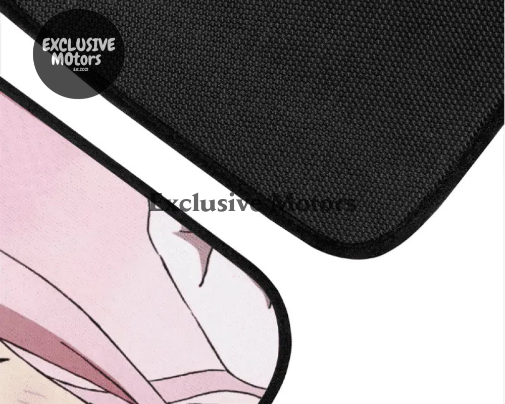 Custom Kawii Pink Anime Floor Mats