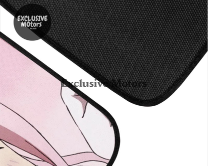 Custom Kawii Pink Anime Floor Mats