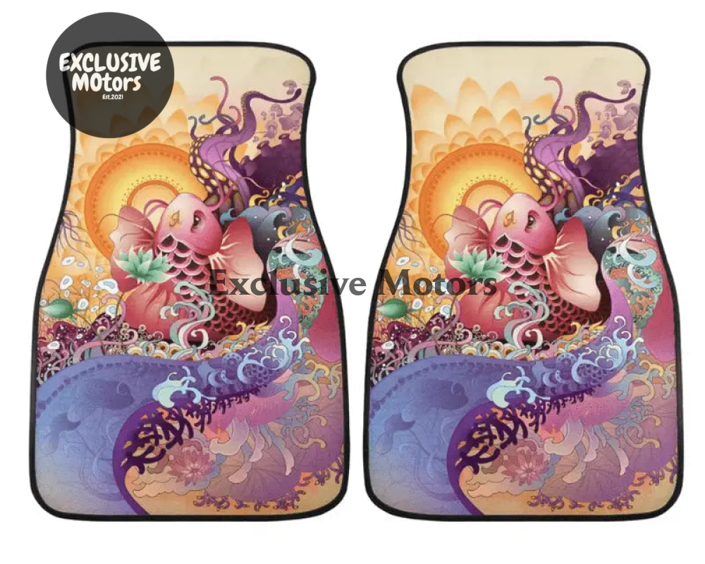 Custom Koi Fish  Floor Mats