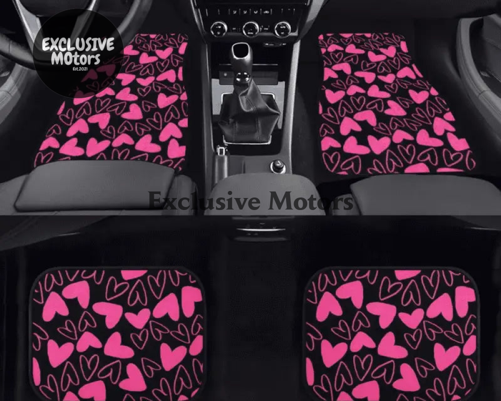 Custom Love Hearts Floor Mats