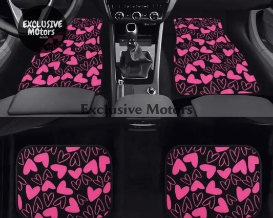 Custom Love Hearts Floor Mats