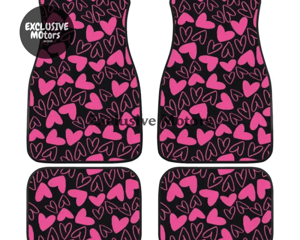 Custom Love Hearts Floor Mats