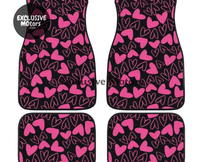 Custom Love Hearts Floor Mats