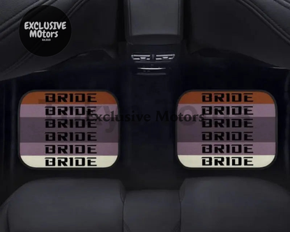 Custom Universal Bride style Floor Mats Brown