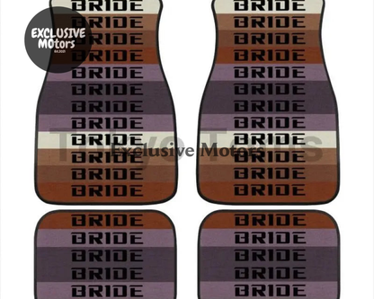 Custom Universal Bride style Floor Mats Brown
