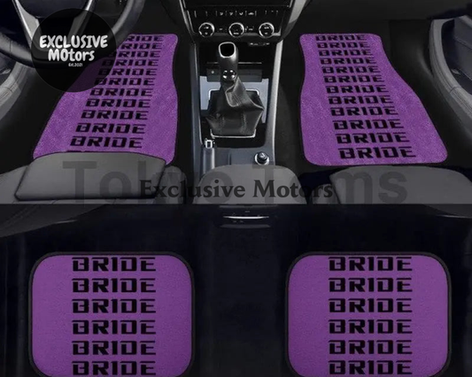 Custom Universal Bride style Floor Mats Purple