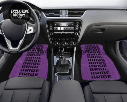 Custom Universal Bride style Floor Mats Purple