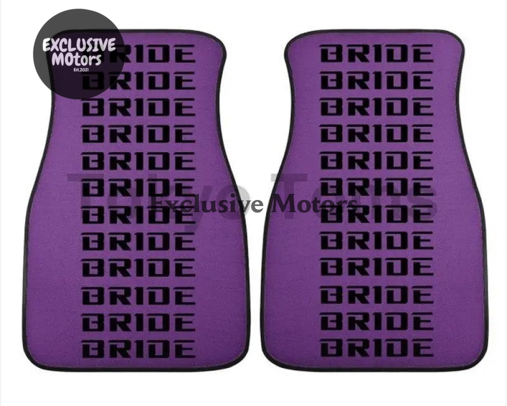 Custom Universal Bride style Floor Mats Purple