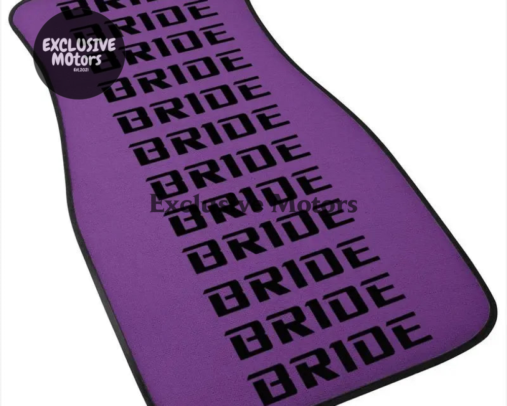 Custom Universal Bride style Floor Mats Purple