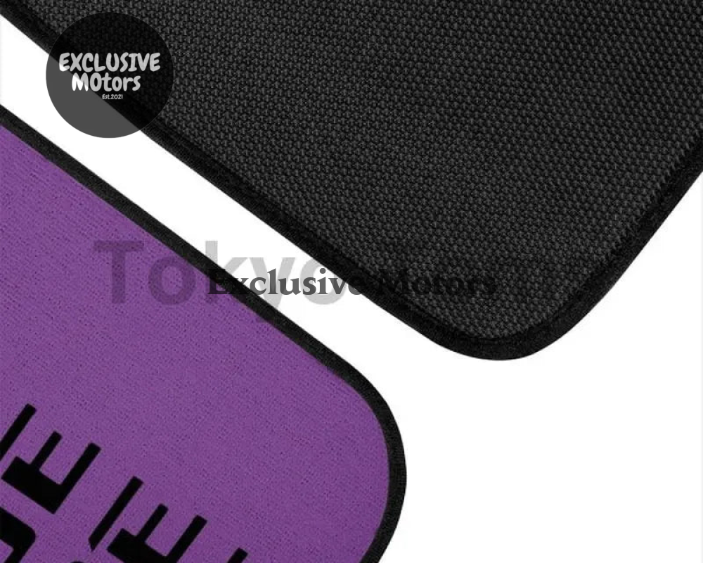 Custom Universal Bride style Floor Mats Purple
