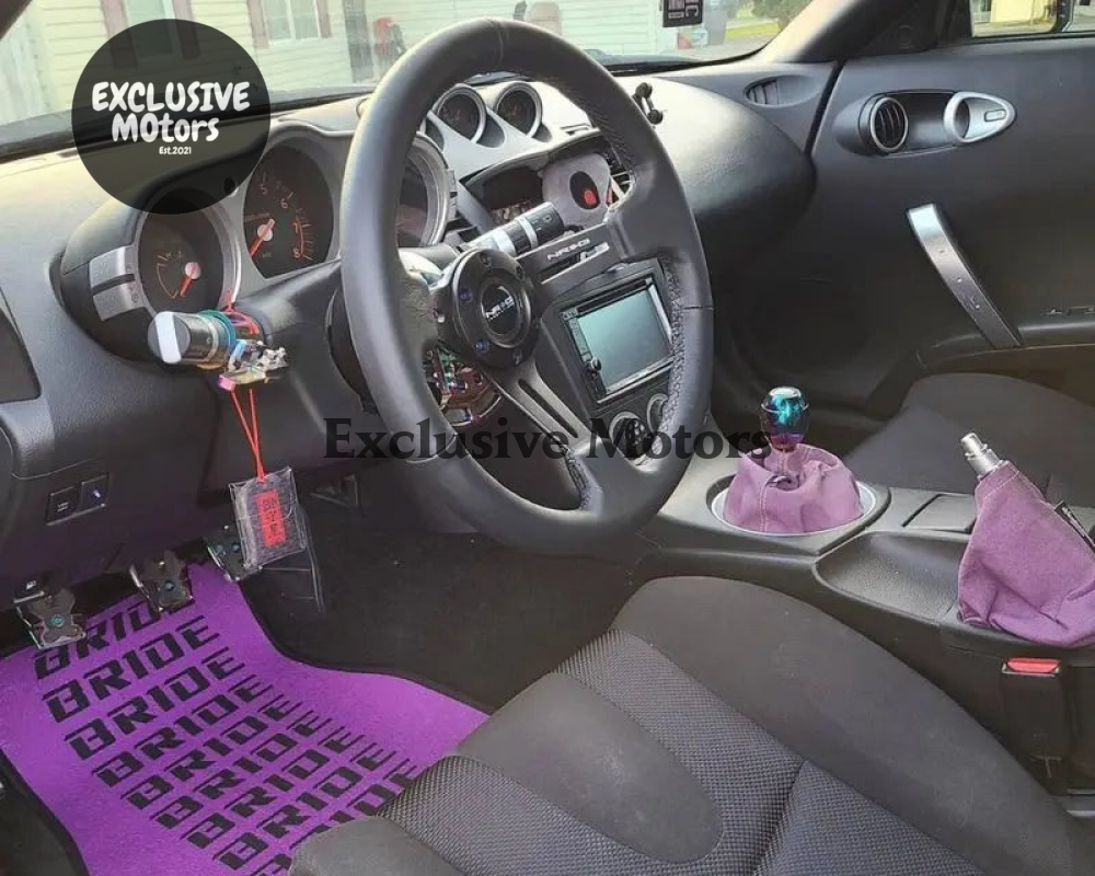 Custom Universal Bride style Floor Mats Purple