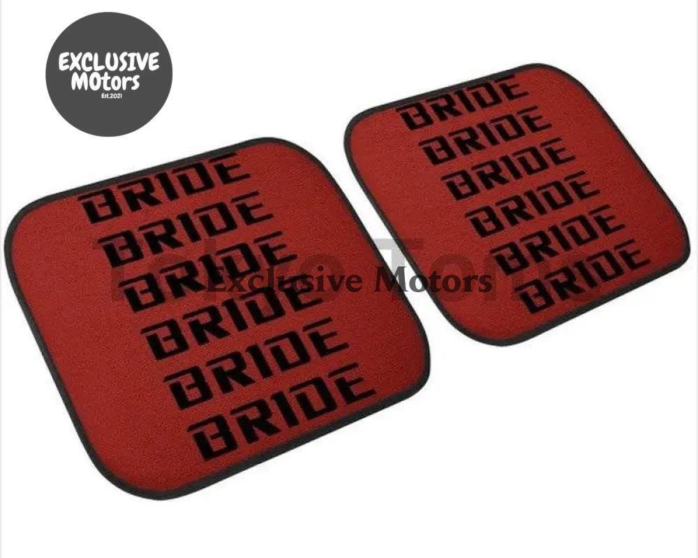 Custom Universal Bride style Floor Mats Red