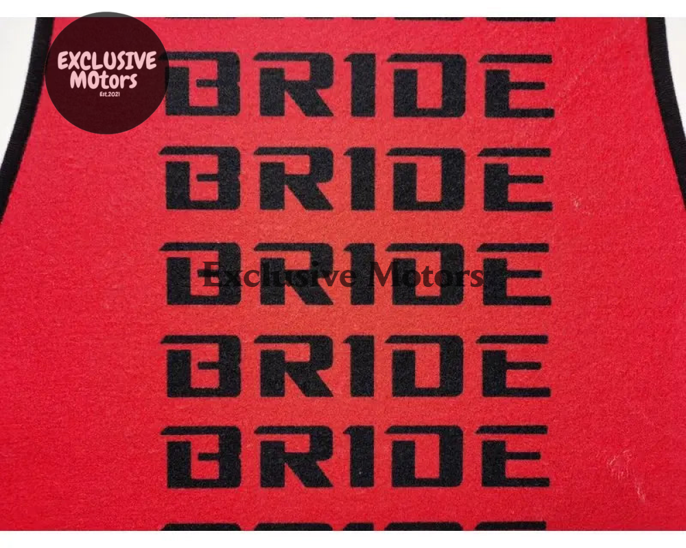 Custom Universal Bride style Floor Mats Red